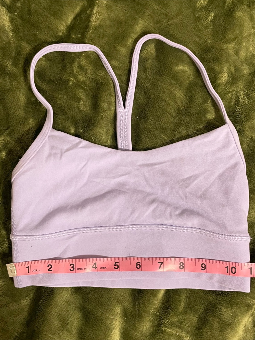 Lululemon Light Lavender Crop Bralette Top - Picture 2 of 4